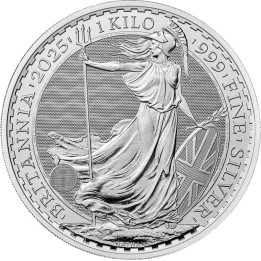Britannia 1 Kg argento Re Carlo III 2025