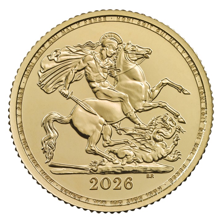 Mezza Sterlina oro 2026 - Re Carlo III (FIOR DI CONIO)
