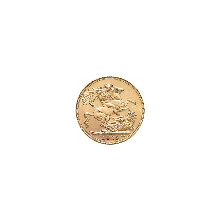 Sterlina oro Vittoria "Velata"