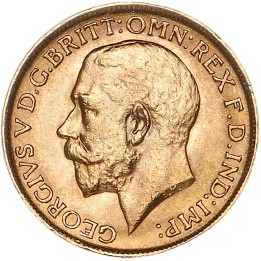 Sterlina Giorgio V in oro 916,7/1000 - Euronummus SpA