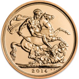 Sterlina oro 2014 (FIOR DI CONIO)