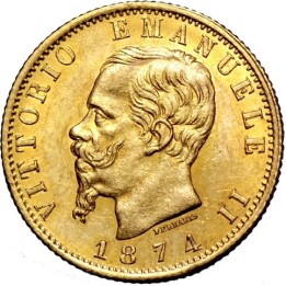 Marengo 20 Lire Vittorio Emanuele II (Italia)