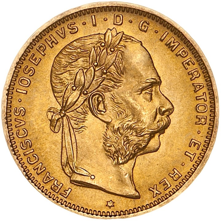Marengo Austriaco d'oro 20 Franchi Francesco Giuseppe I - Euronummus SpA