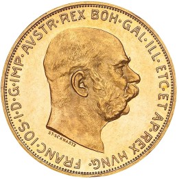 Austria 10 Corone oro