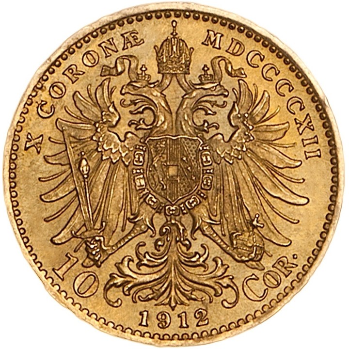 Austria 10 Corone oro