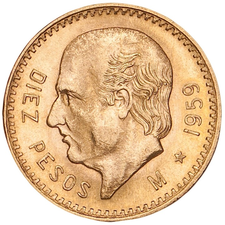 Messico 10 Pesos oro