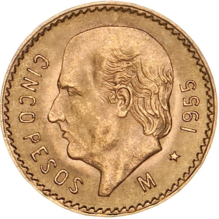 Messico 5 Pesos oro