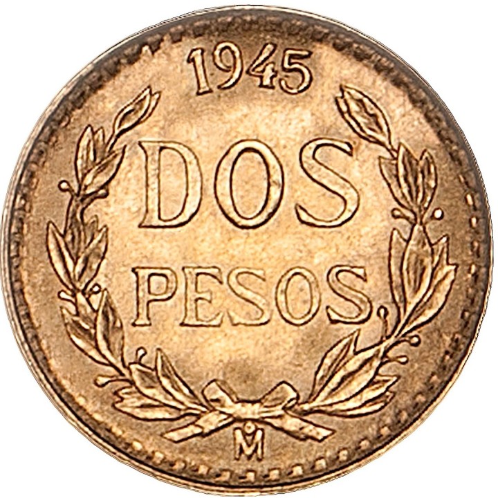 Messico 2 Pesos oro