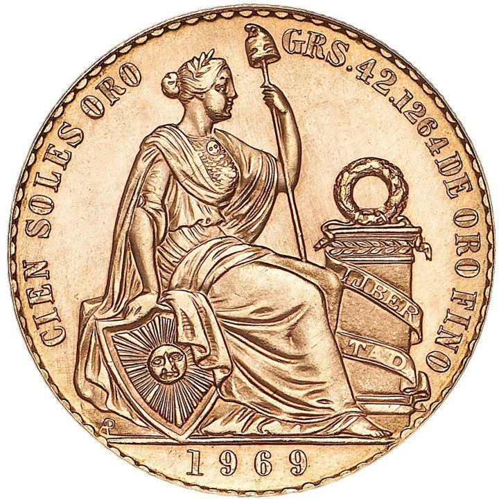 Perù 100 Soles oro