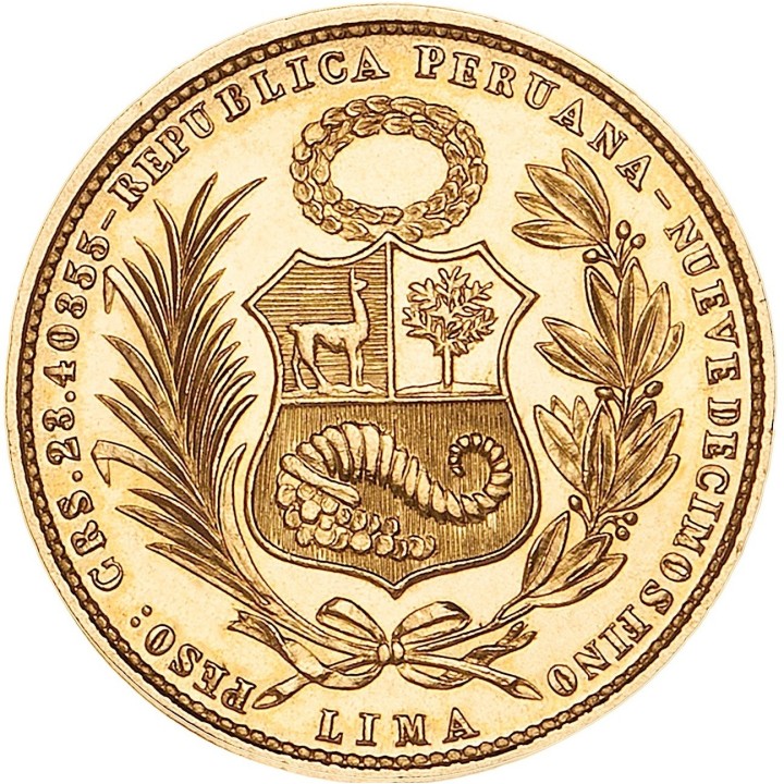 Perù 50 Soles oro