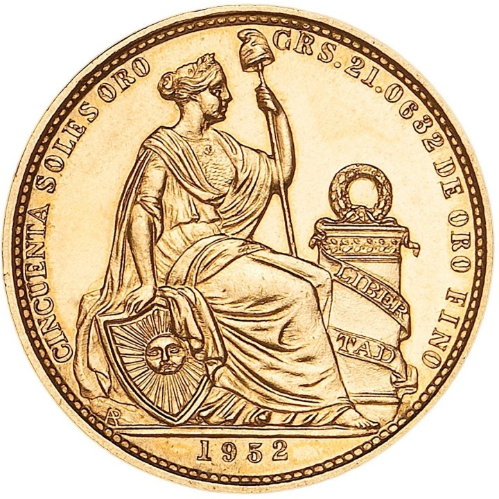 Perù 50 Soles oro