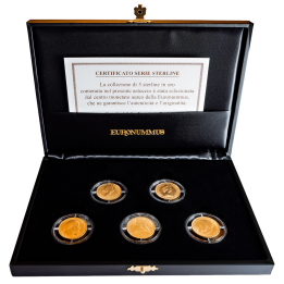 Cofanetto 5 Sterline oro