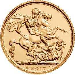 Sterlina oro 2017 (emissione celebrativa 200 anni) (FIOR DI CONIO)