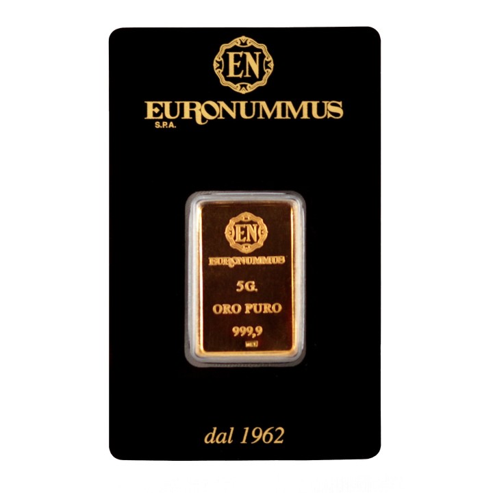 Lingotto oro puro EN 5 grammi