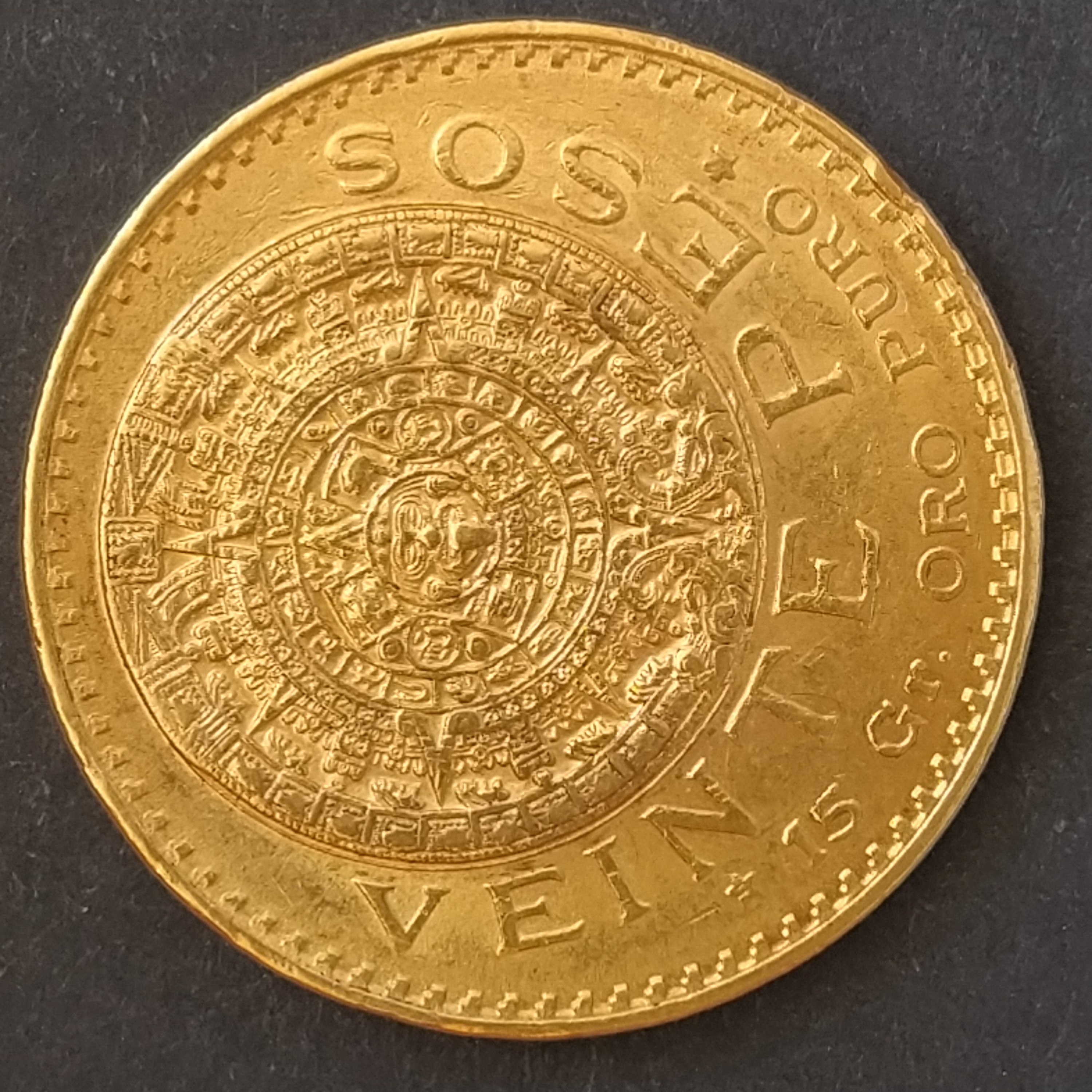 20 PESOS MESSICO “Calendario Azteco”